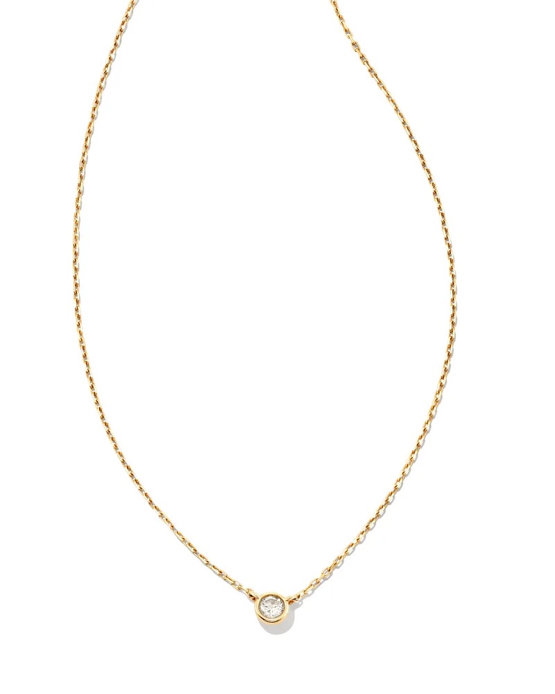 Audrey 14k Yellow Gold Pendant Necklace in